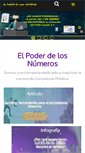 Mobile Screenshot of elpoderdelosnumeros.org